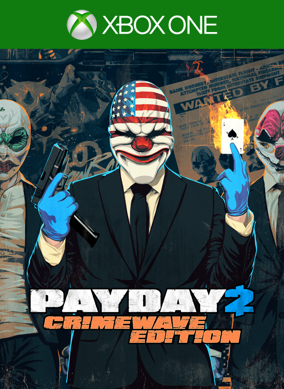 Payday 2 Crimewave Edition box art for Playstation 4
